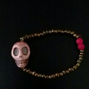 Skull Bead Bracelet